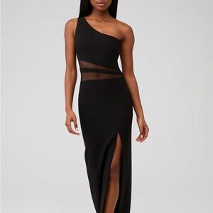 Likely Nolita Gown Black One Shoulder Cutout Formal Dress Evening Gown Revolve